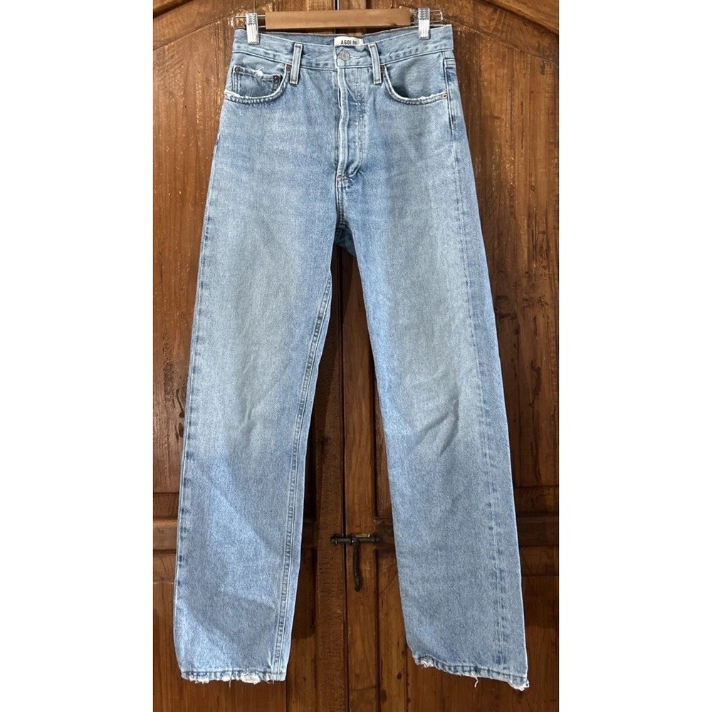 Women's AGOLDE 90's Pinch Waist Distressed Jeans Sz 26 No Pilling